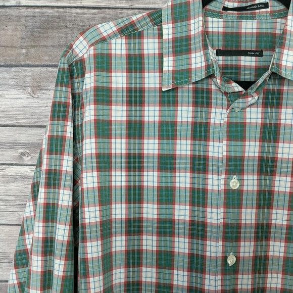 Armand Basi Cotton Slim Fit Button Down Shirt EUC - Picture 3 of 7